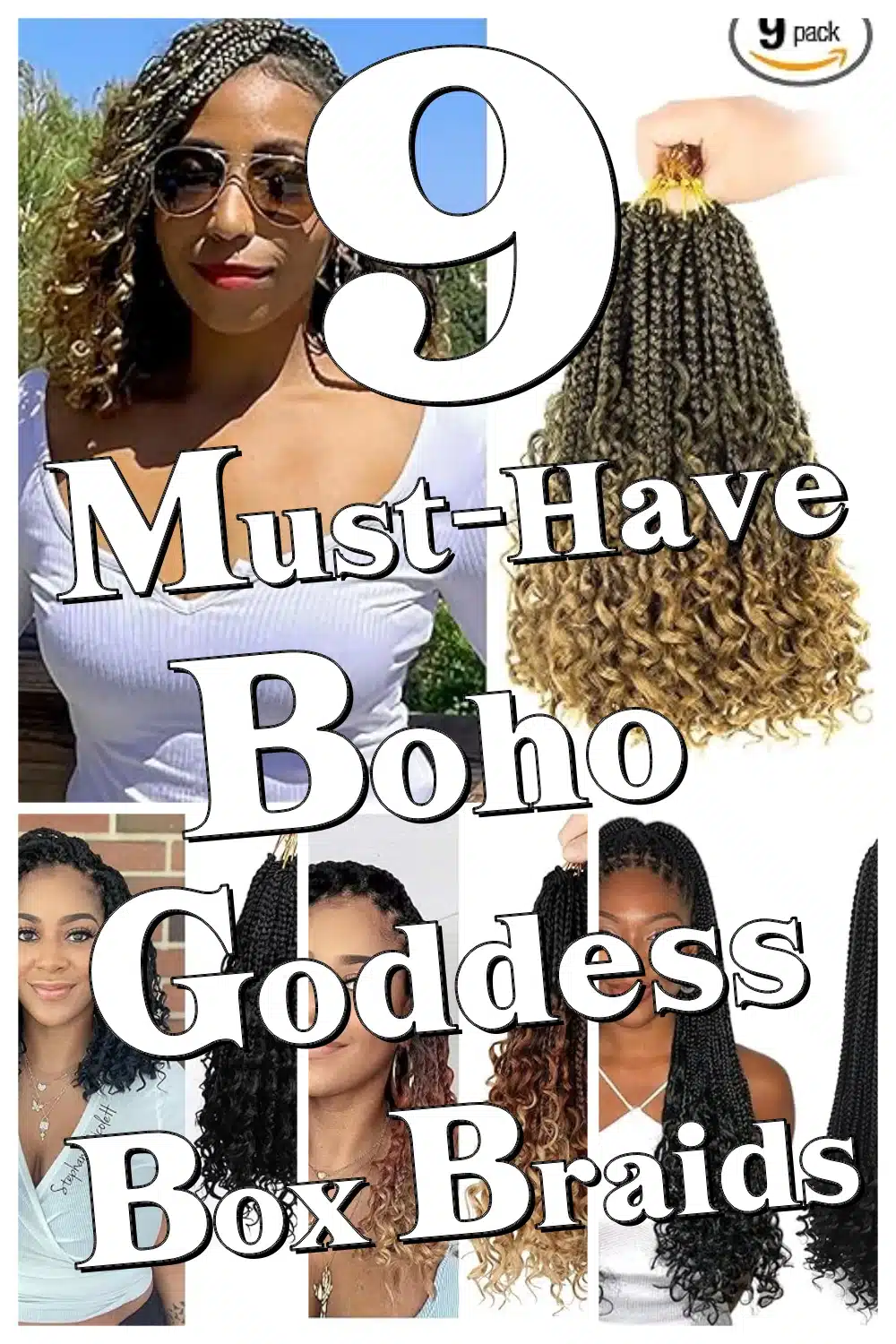 Discover 9 Boho Goddess Box Braids with Curly Ends You’ll Love in 2024