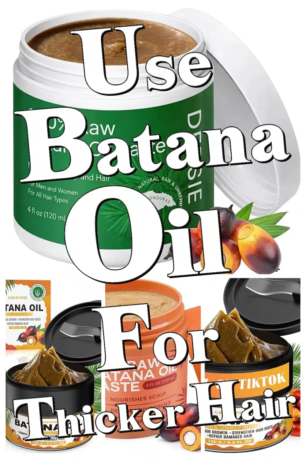 Discover the Secret of Raw Batana Oil from Honduras for Thicker, Stronger Hair!