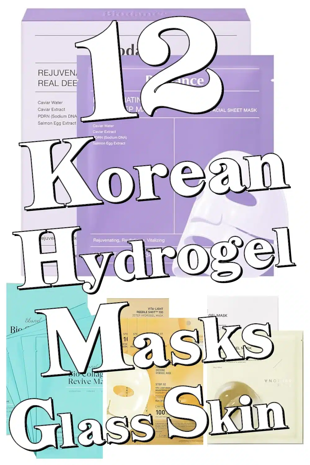 Discover Top 12 Korean Hydrogel Masks for Glass Skin & Radiance Boost!
