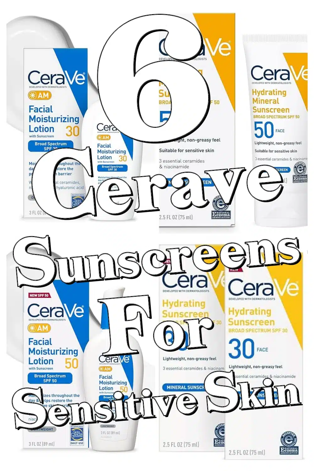 Gentle & Effective CeraVe Sunscreens Perfect for Sensitive and Acne-Prone Skin