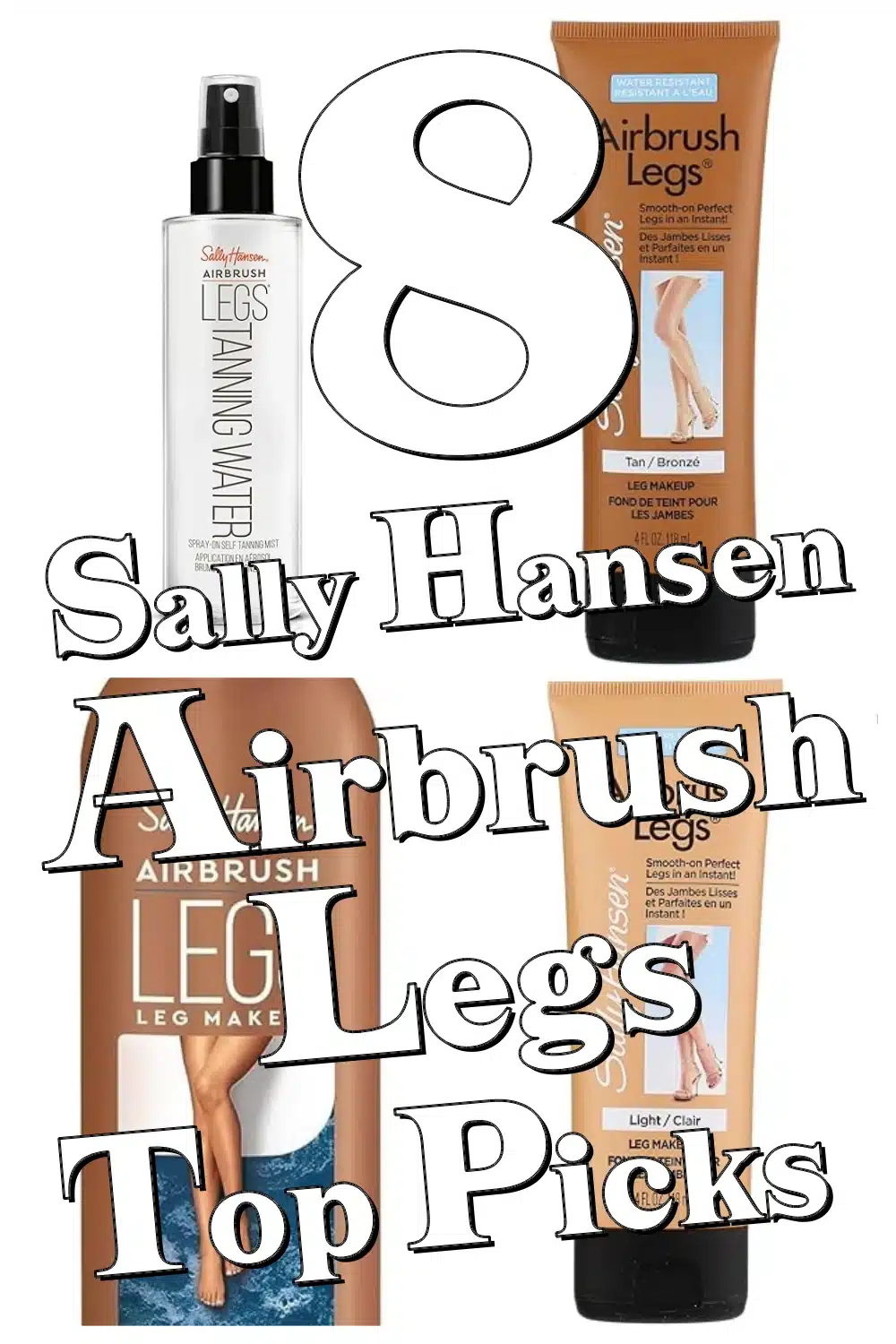 Get the Perfect Natural Tan Glow with These 8 Sally Hansen Airbrush Legs Picks!