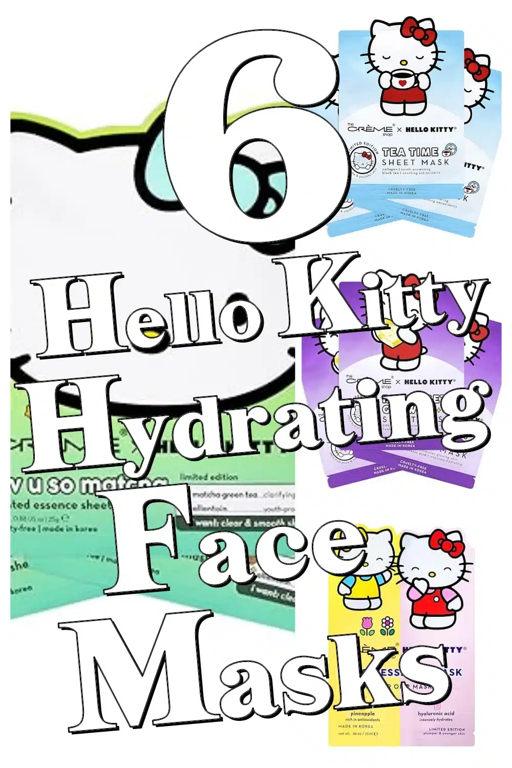 Glow Up with These 6 Hello Kitty Face Masks Packed with Hydration & Antioxidants