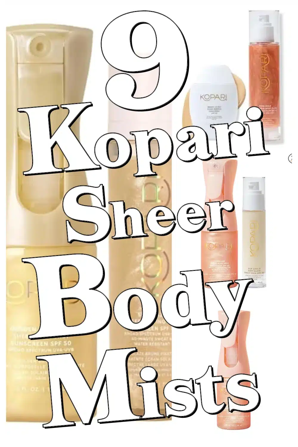 Glow Up with These 9 Kopari Sheer Body Mist Sunscreens Offering Broad Spectrum SPF