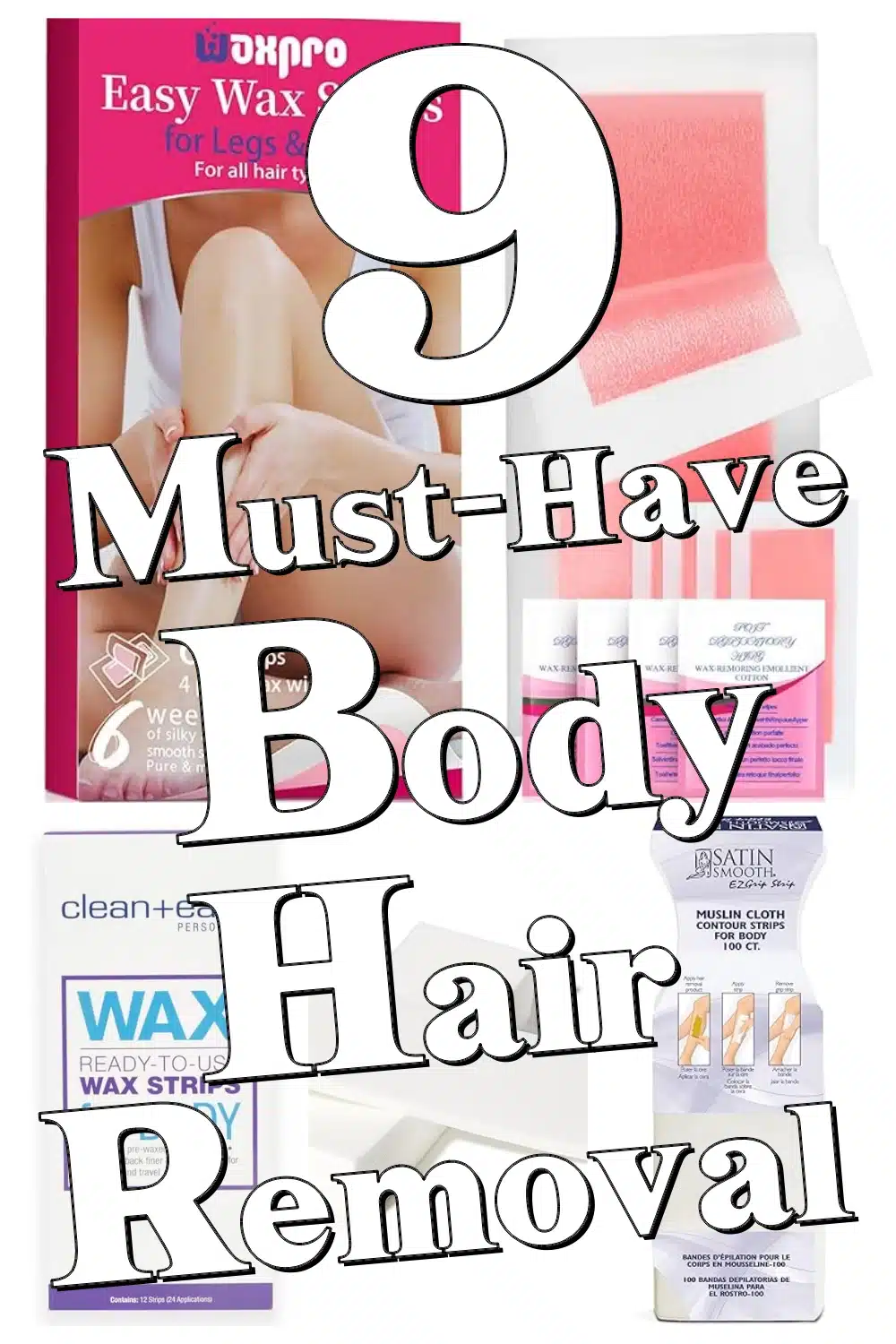 Simplify At-Home Hair Removal with These 9 Body Wax Strips for Smooth Skin