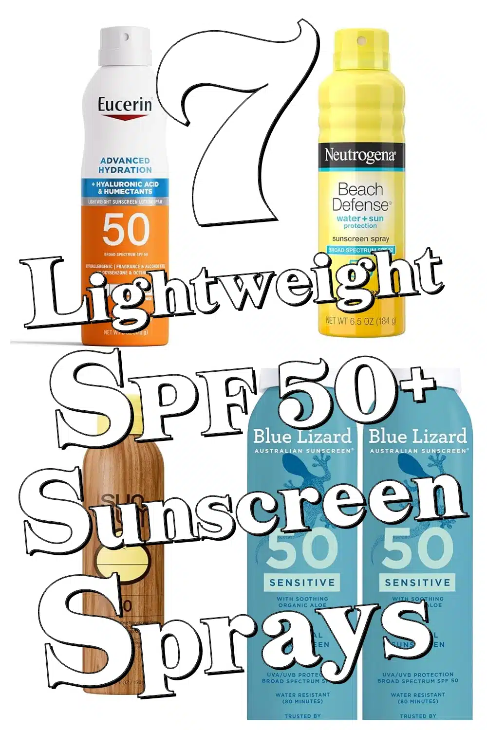 Stay Protected with These 7 Lightweight SPF 50+ Sunscreen Sprays for All-Day UV Defense