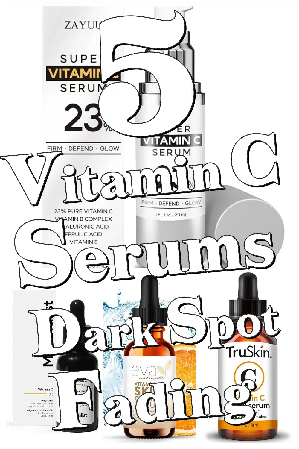 Top 5 Easy Vitamin C Serums for Glowing Skin & Dark Spot Fading