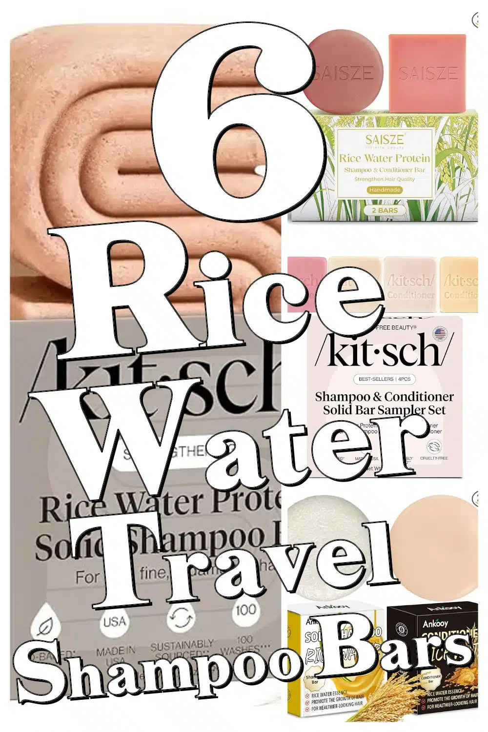 Top 6 Rice Water Shampoo Bars Perfect for Travel – Nourish & Condition Anywhere!
