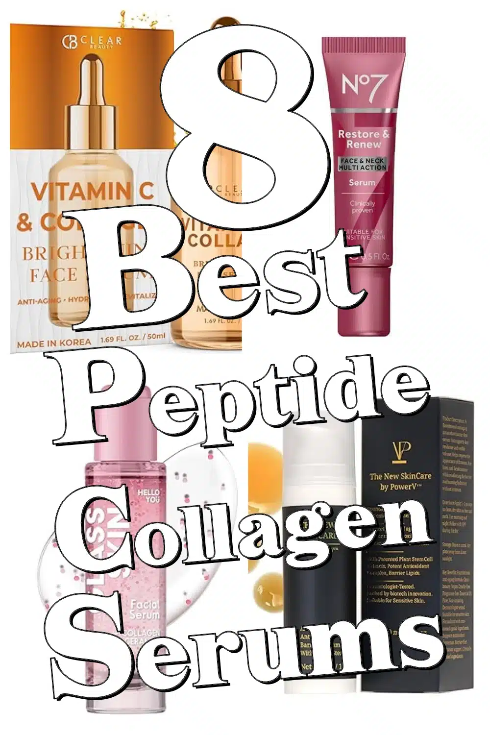 Top 8 Peptide Collagen Serums to Smooth Wrinkles & Boost Skin Firmness