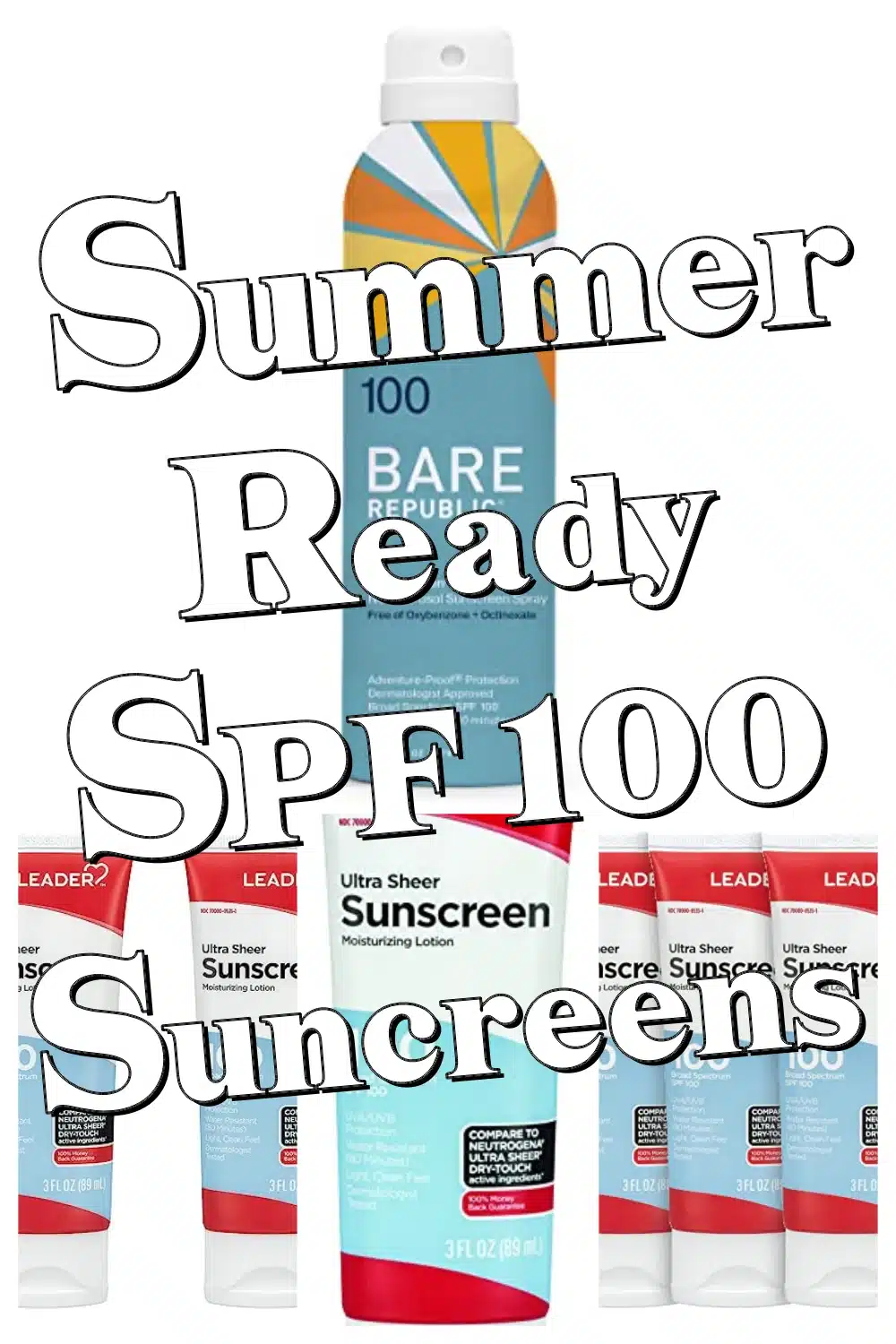 Top Clear & Invisible SPF 100 Sunscreens to Keep You Protected & Shine-Free This Summer