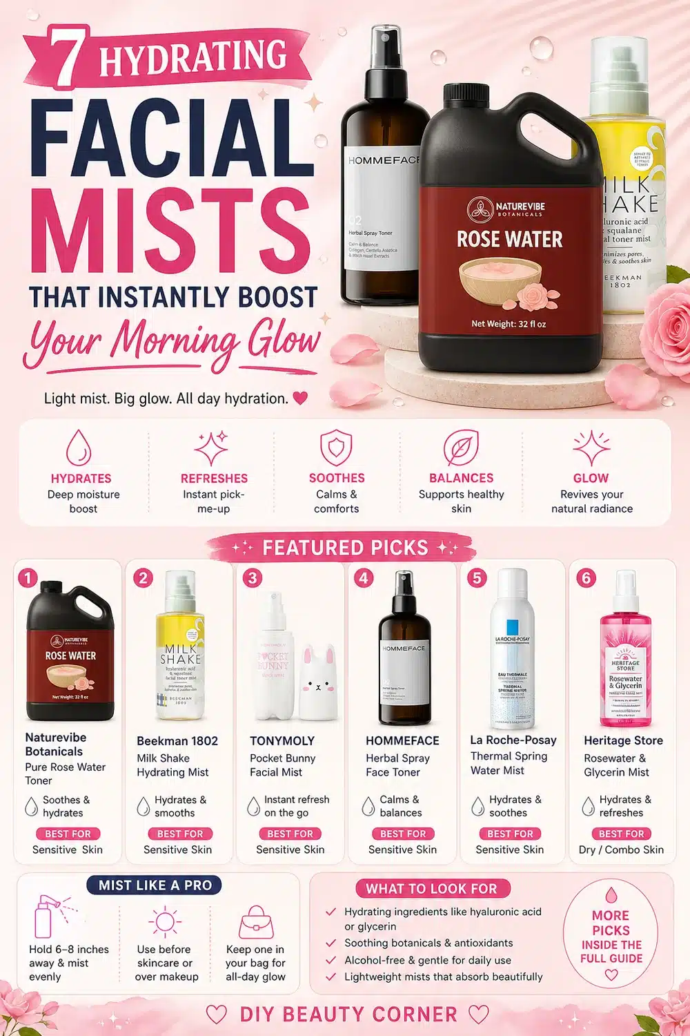 7 Hydrating Facial Mists That Instantly Boost Your Morning Glow
