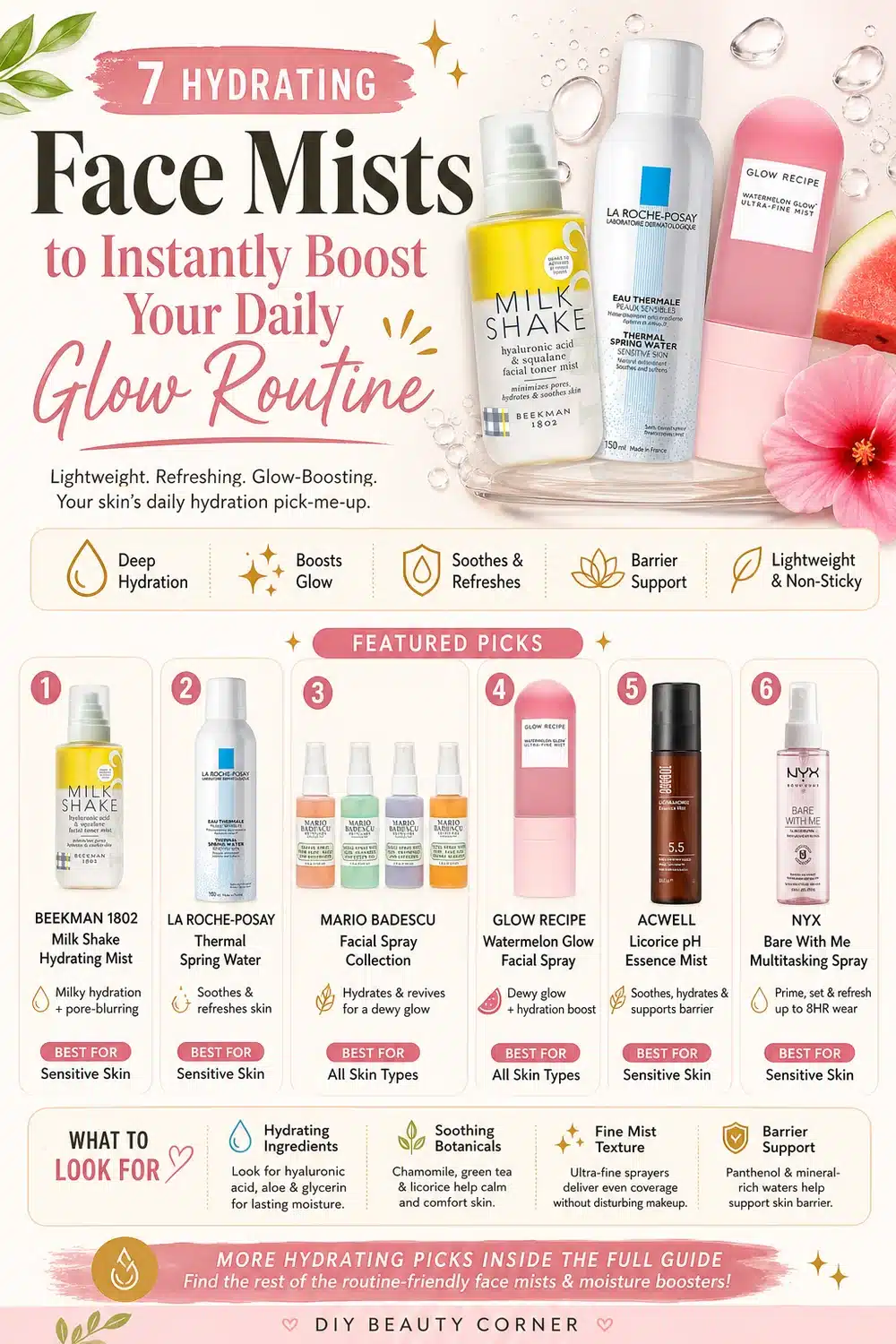 7 Hydrating Face Mists to Instantly Boost Your Daily Glow Routine