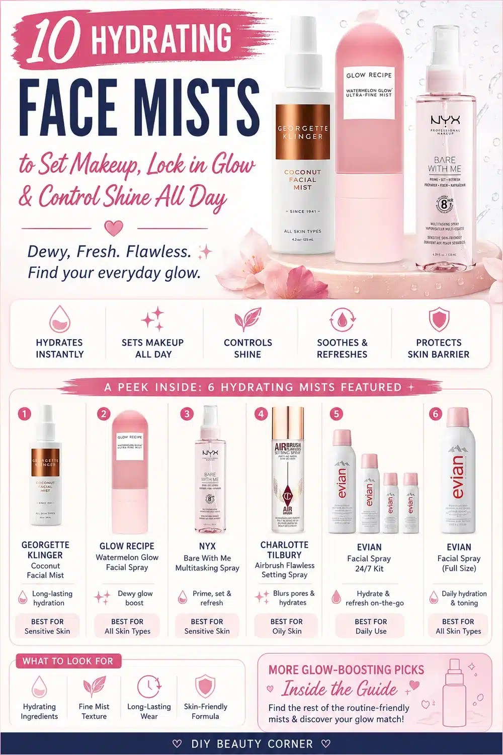 10 Hydrating Face Mists to Set Makeup, Lock in Glow & Control Shine All Day