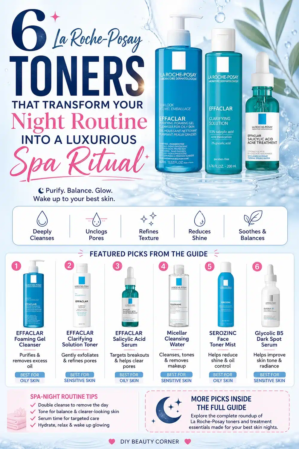 6 La Roche-Posay Toners That Transform Your Night Routine Into a Luxurious Spa Ritual
