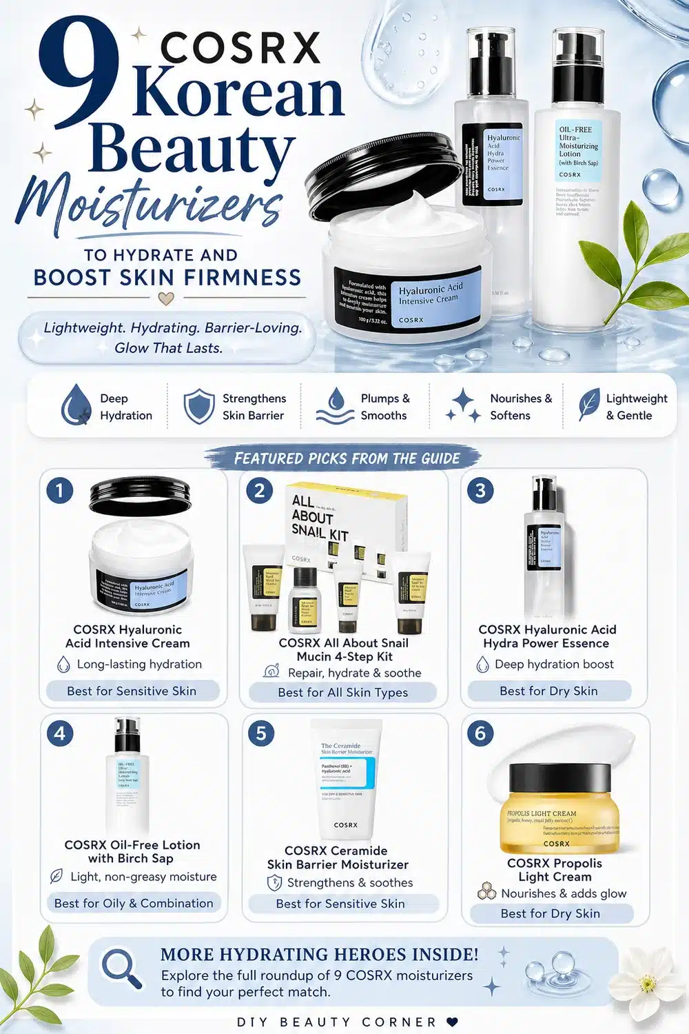 9 COSRX Korean Beauty Moisturizers to Hydrate and Boost Skin Firmness