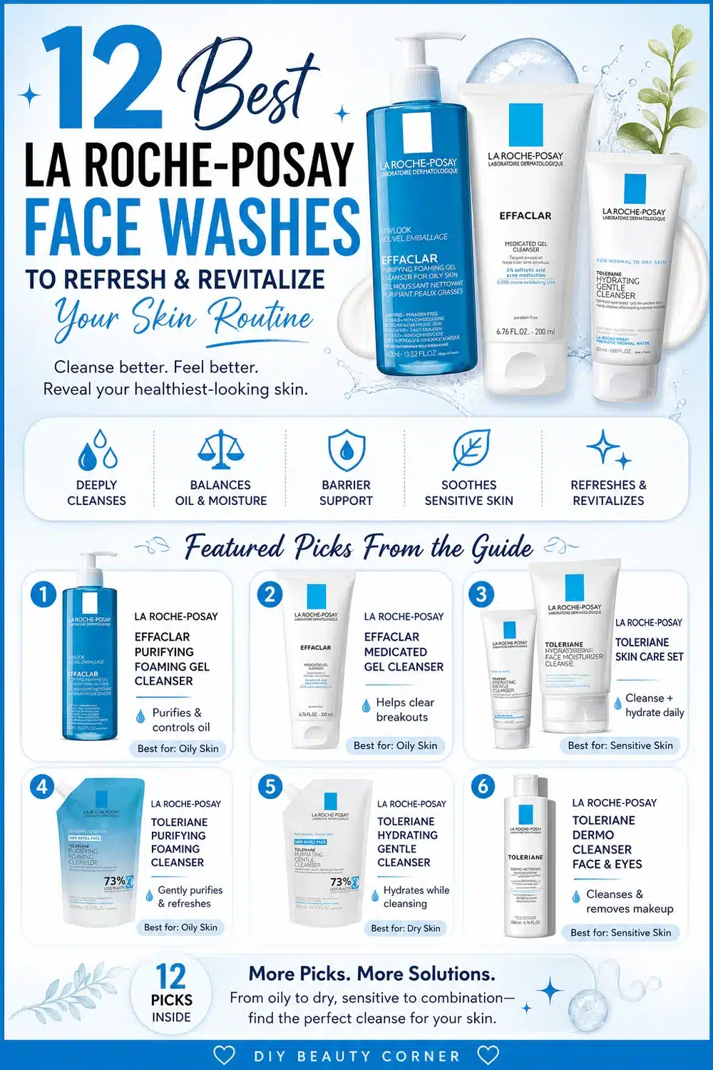 12 Best La Roche-Posay Face Washes to Refresh and Revitalize Your Skin Routine
