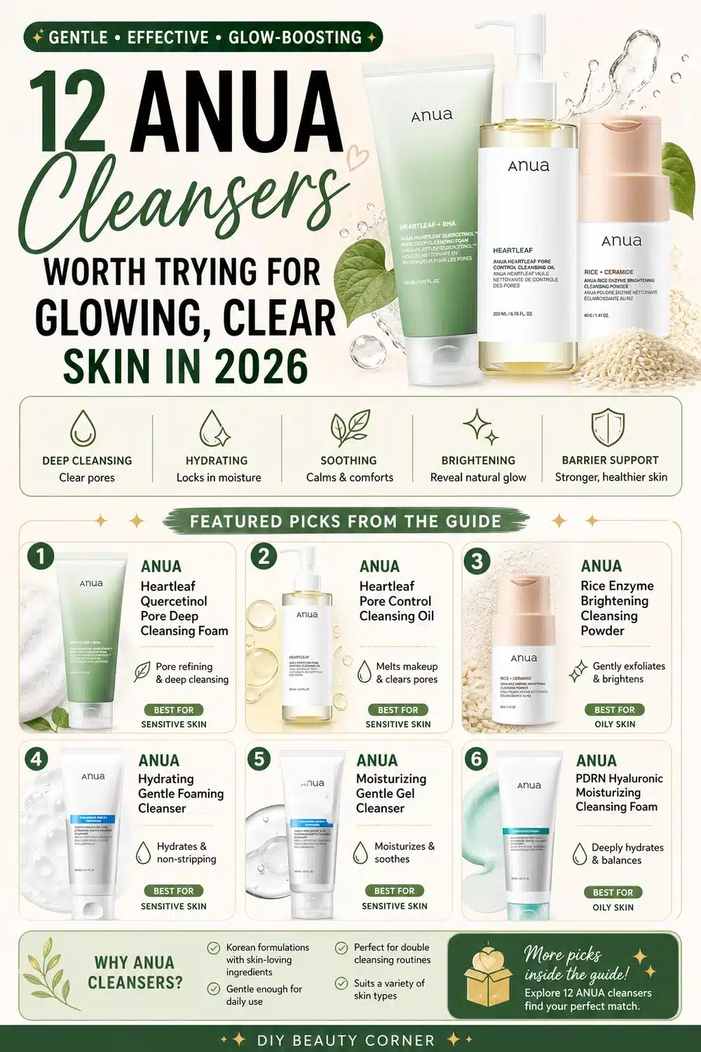 12 ANUA Cleansers Worth Trying for Glowing, Clear Skin in 2026