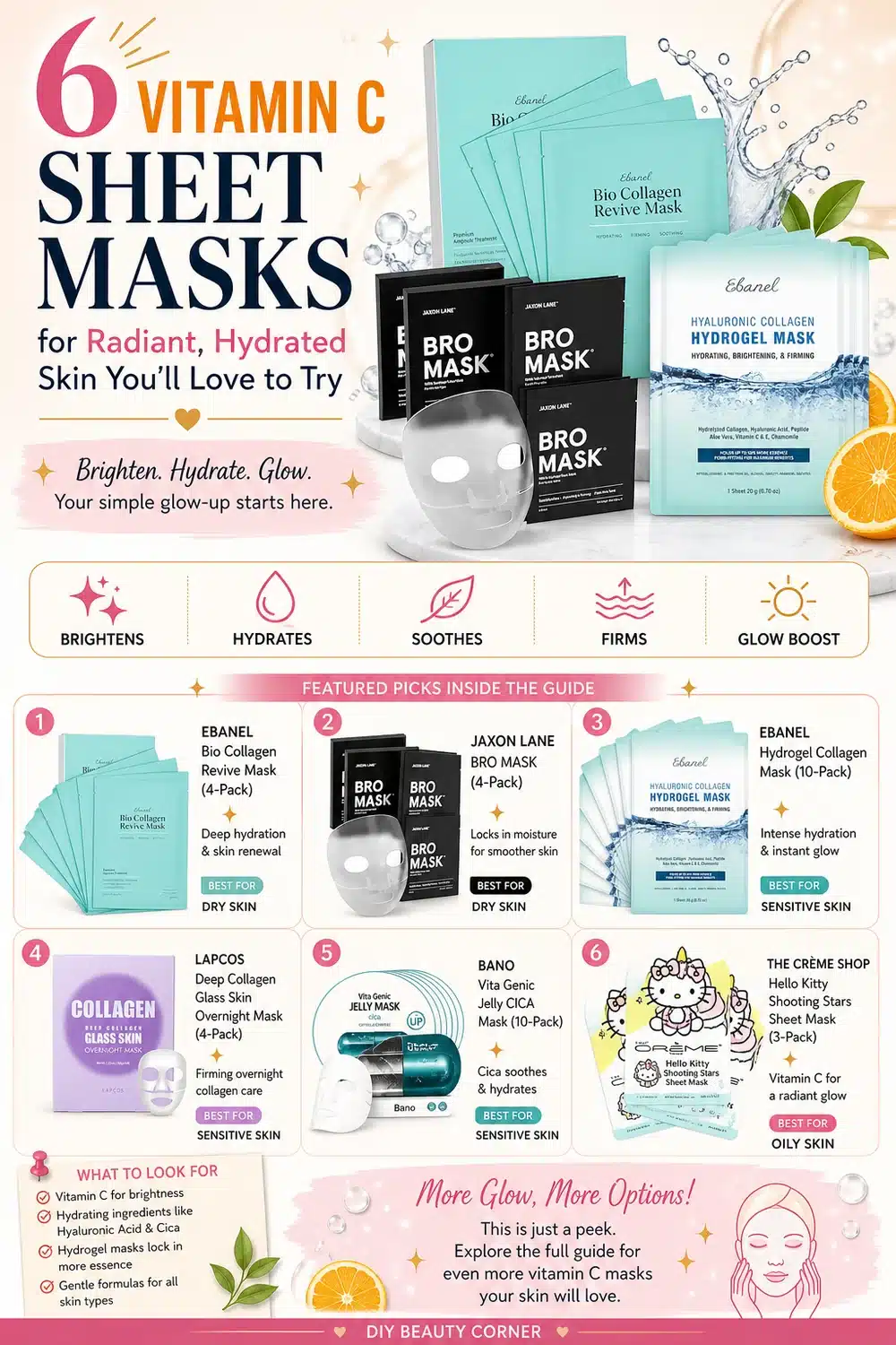 6 Vitamin C Sheet Masks for Radiant, Hydrated Skin You’ll Love to Try