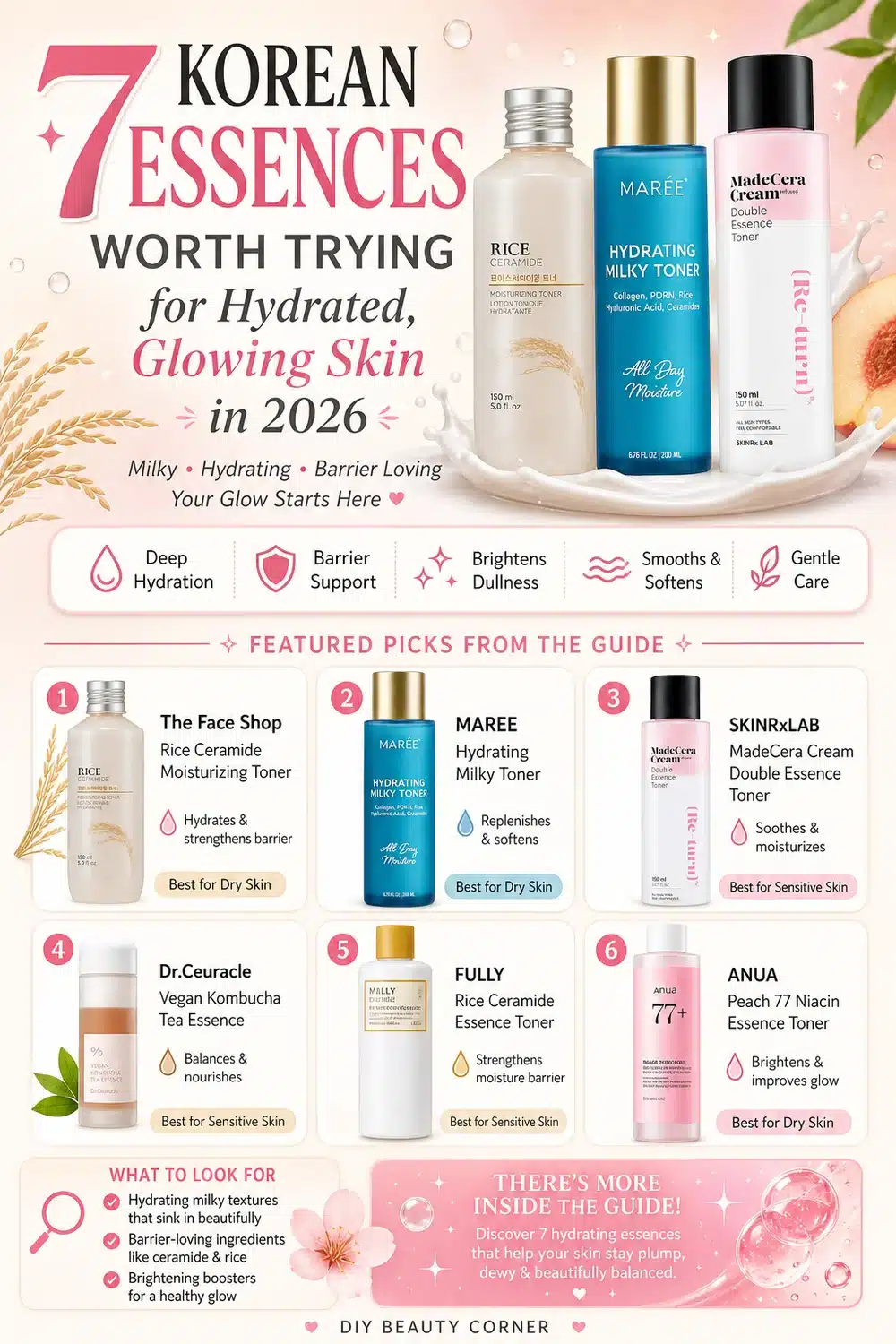 7 Korean Essences Worth Trying for Hydrated, Glowing Skin in 2026