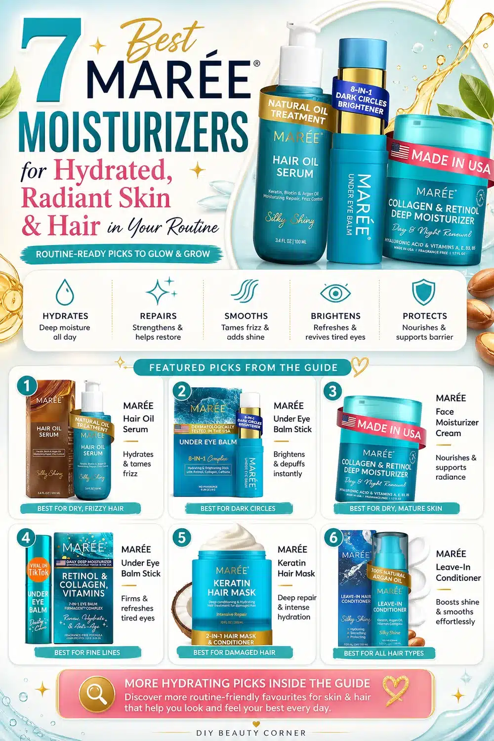 7 Best MAREE Moisturizers for Hydrated, Radiant Skin and Hair in Your Routine