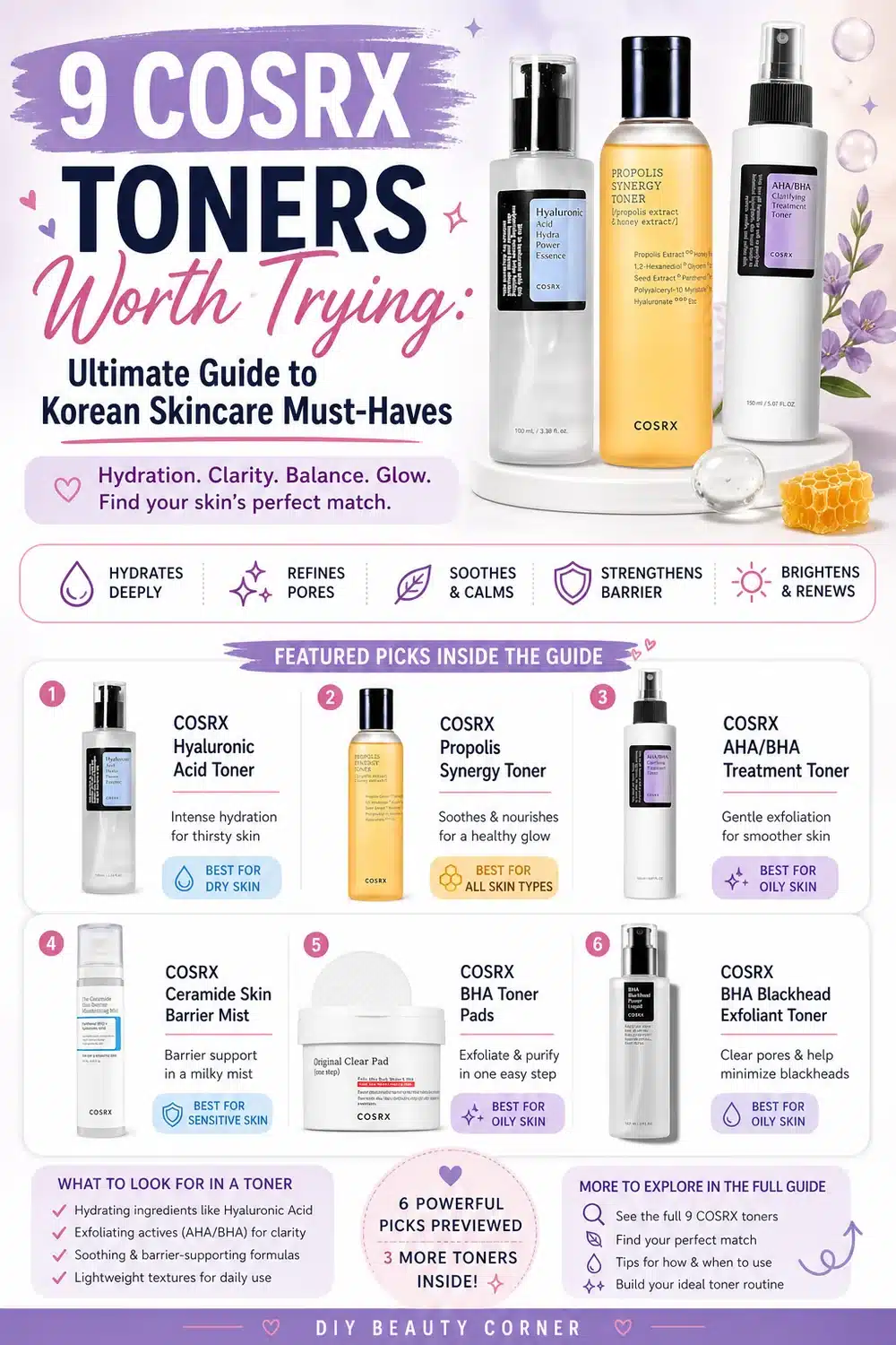 9 COSRX Toners Worth Trying: Ultimate Guide to Korean Skincare Must-Haves