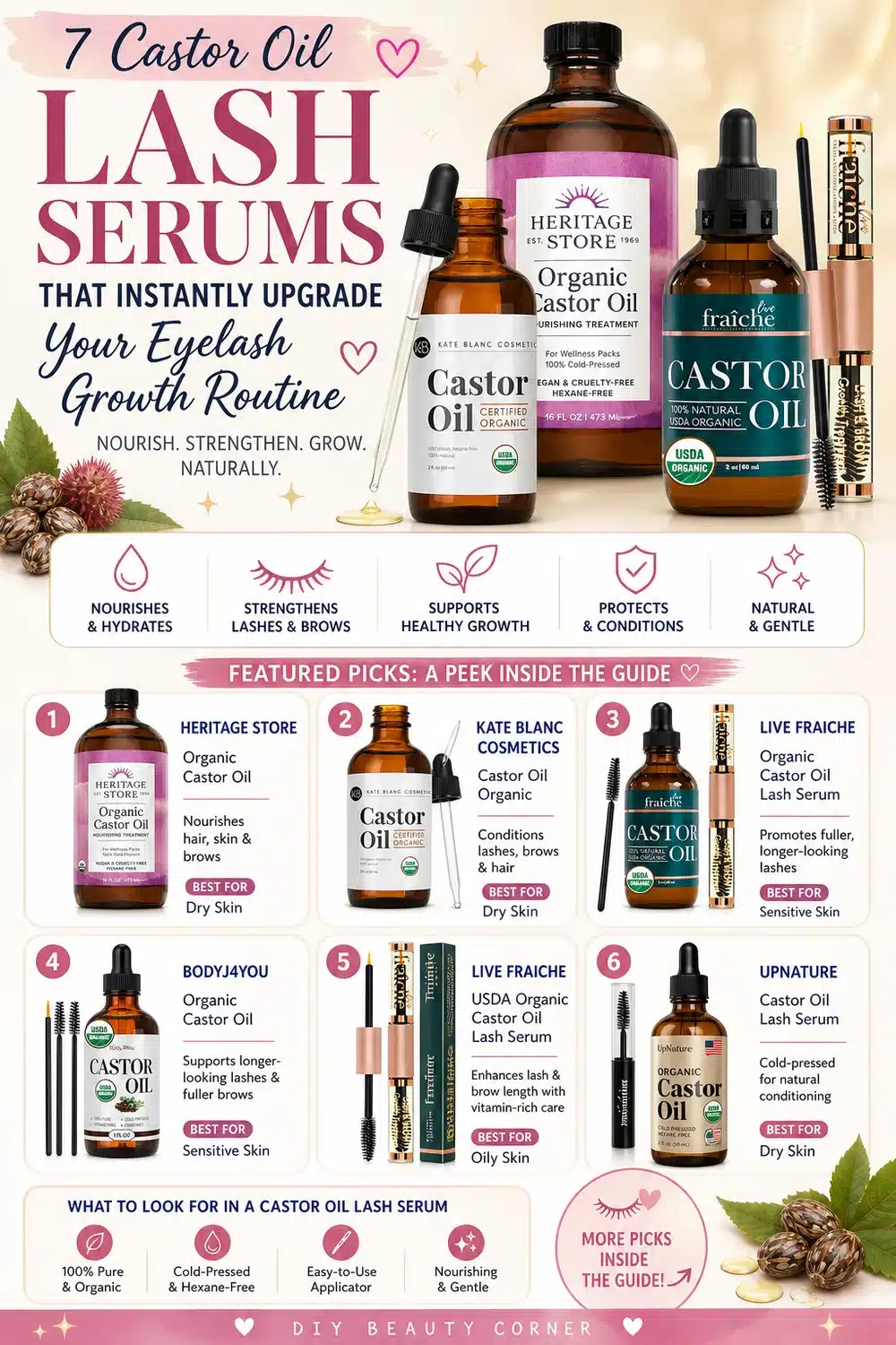 7 Castor Oil Lash Serums That Instantly Upgrade Your Eyelash Growth Routine