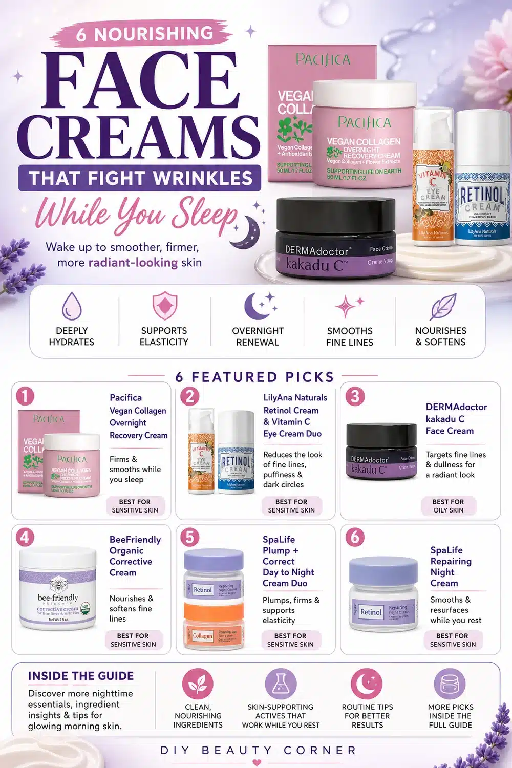 6 Nourishing Face Creams That Fight Wrinkles While You Sleep