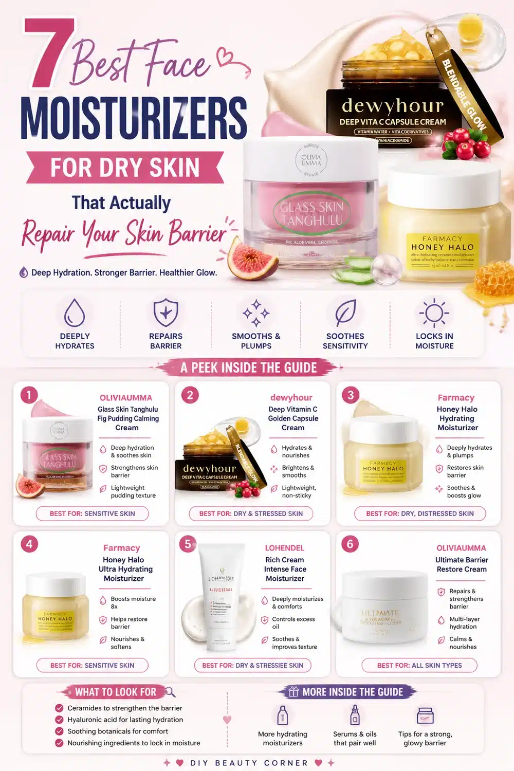 7 Best Face Moisturizers for Dry Skin That Actually Repair Your Skin Barrier
