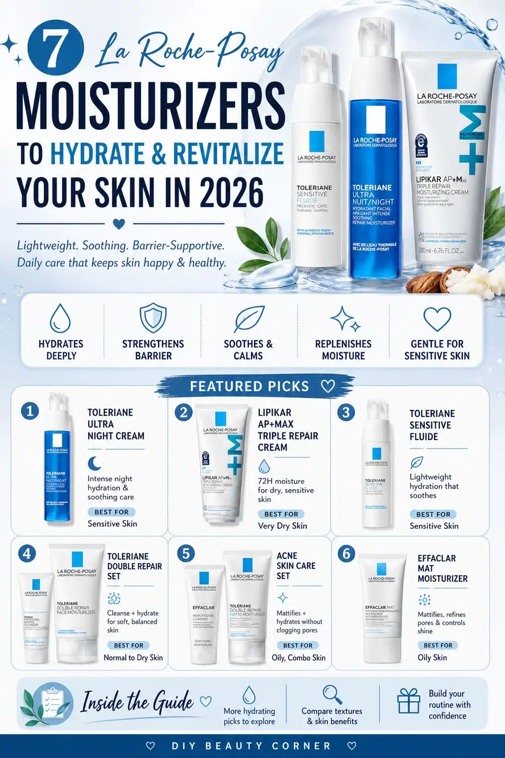 7 La Roche-Posay Moisturizers to Hydrate and Revitalize Your Skin in 2026