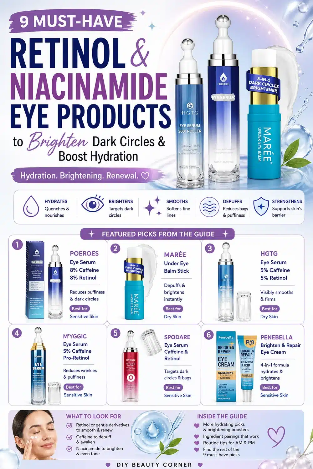 9 Must-Have Retinol & Niacinamide Eye Products to Brighten Dark Circles & Boost Hydration