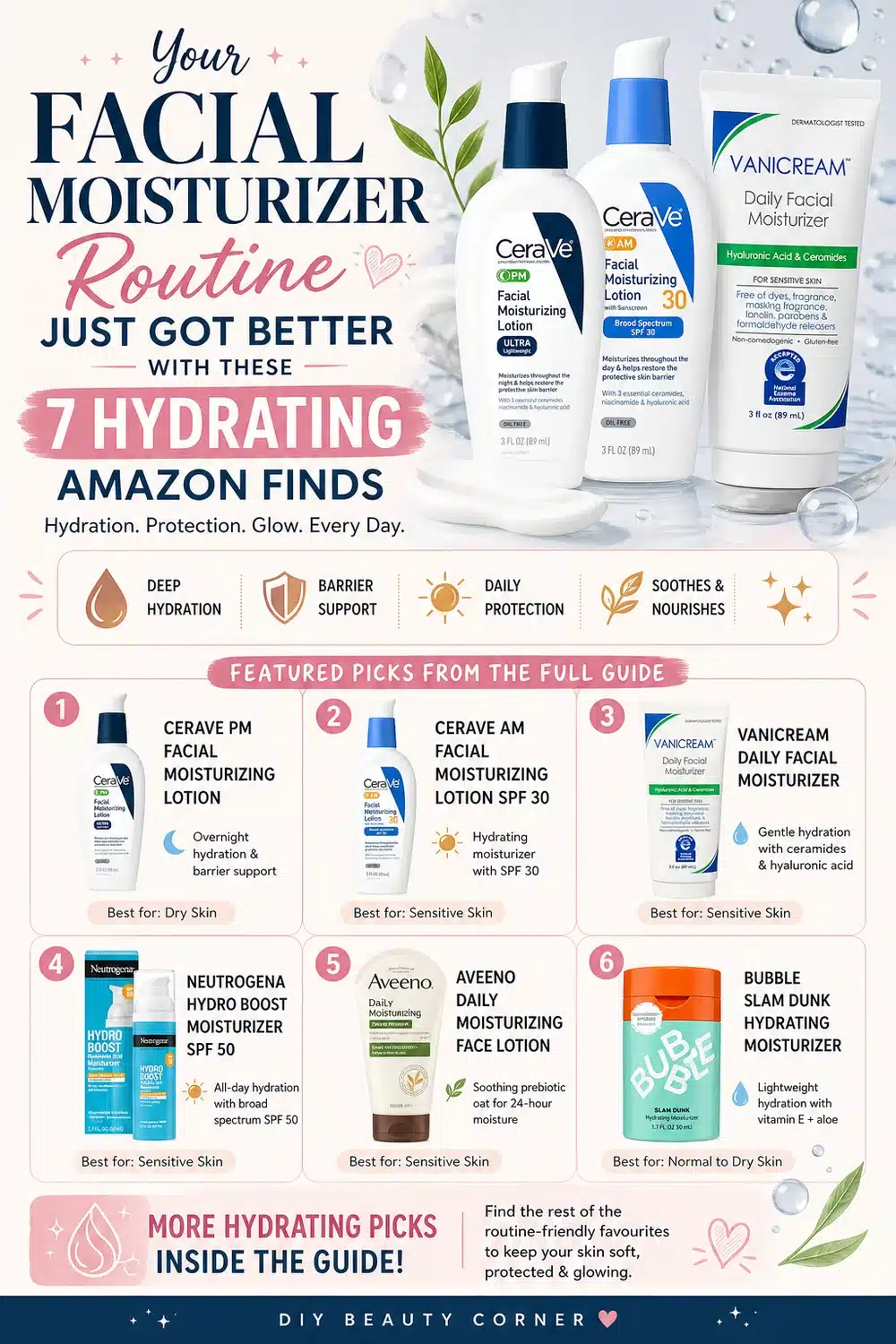 Your Facial Moisturizer Routine Just Got Better with These 7 Hydrating Amazon Finds