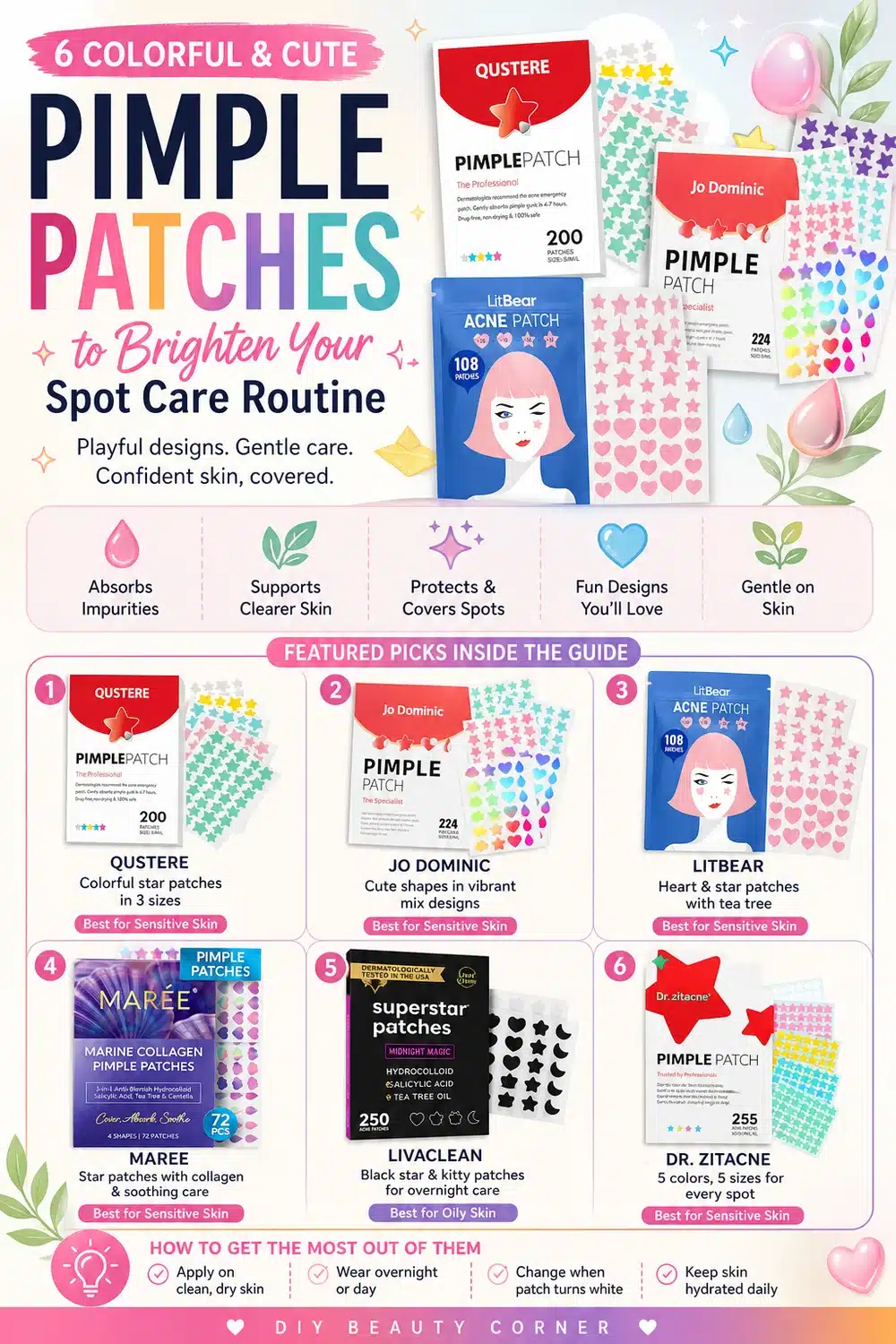 6 Colorful & Cute Pimple Patches to Brighten Your Spot Care Routine