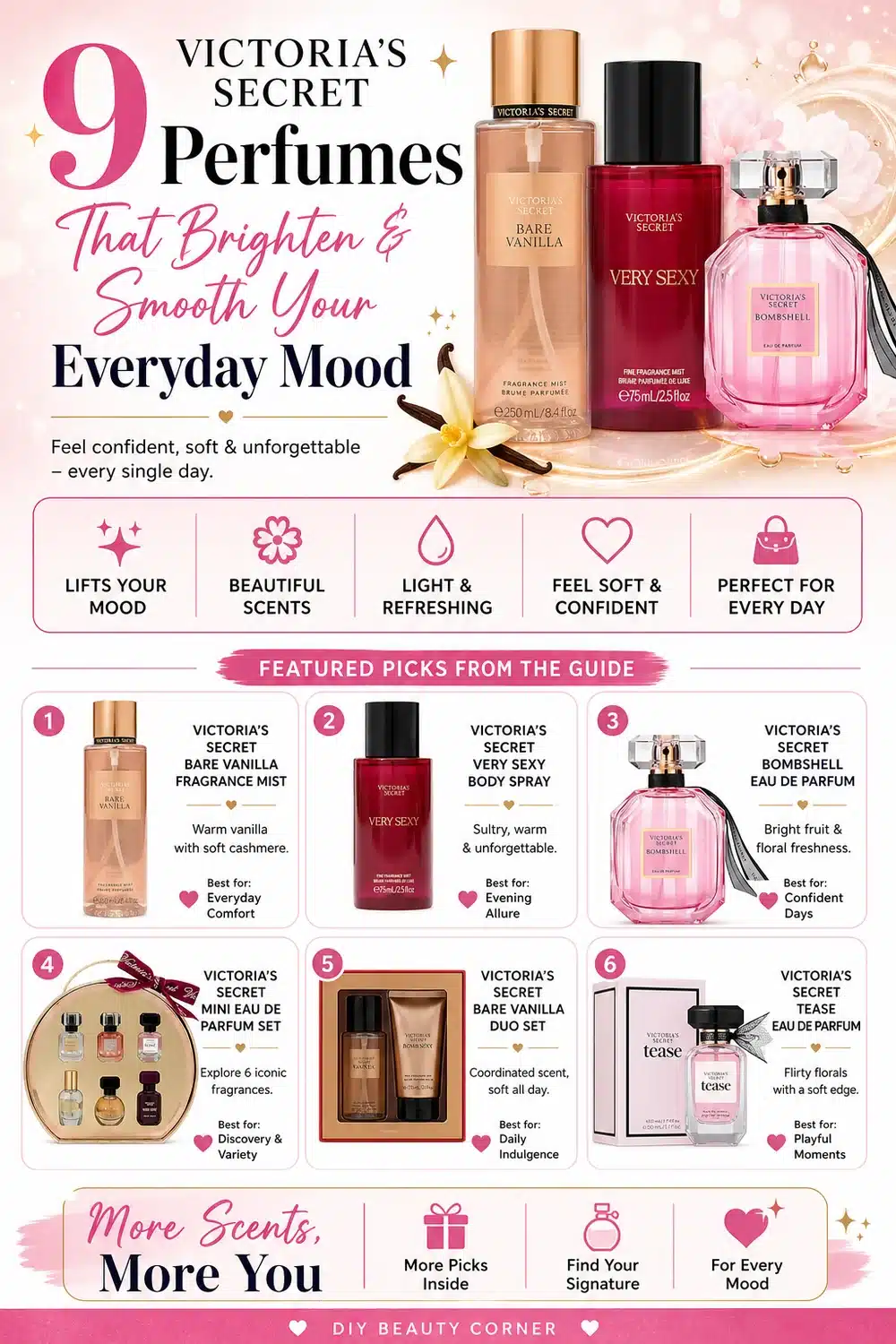 9 Victoria's Secret Perfumes That Brighten and Smooth Your Everyday Mood