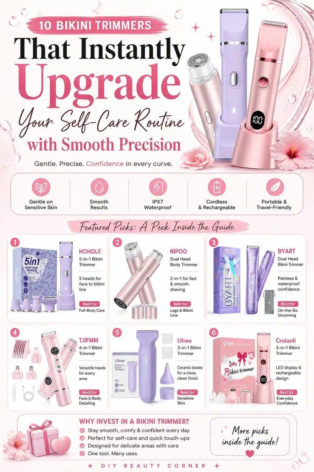 10 Bikini Trimmers That Instantly Upgrade Your Self-Care Routine with Smooth Precision