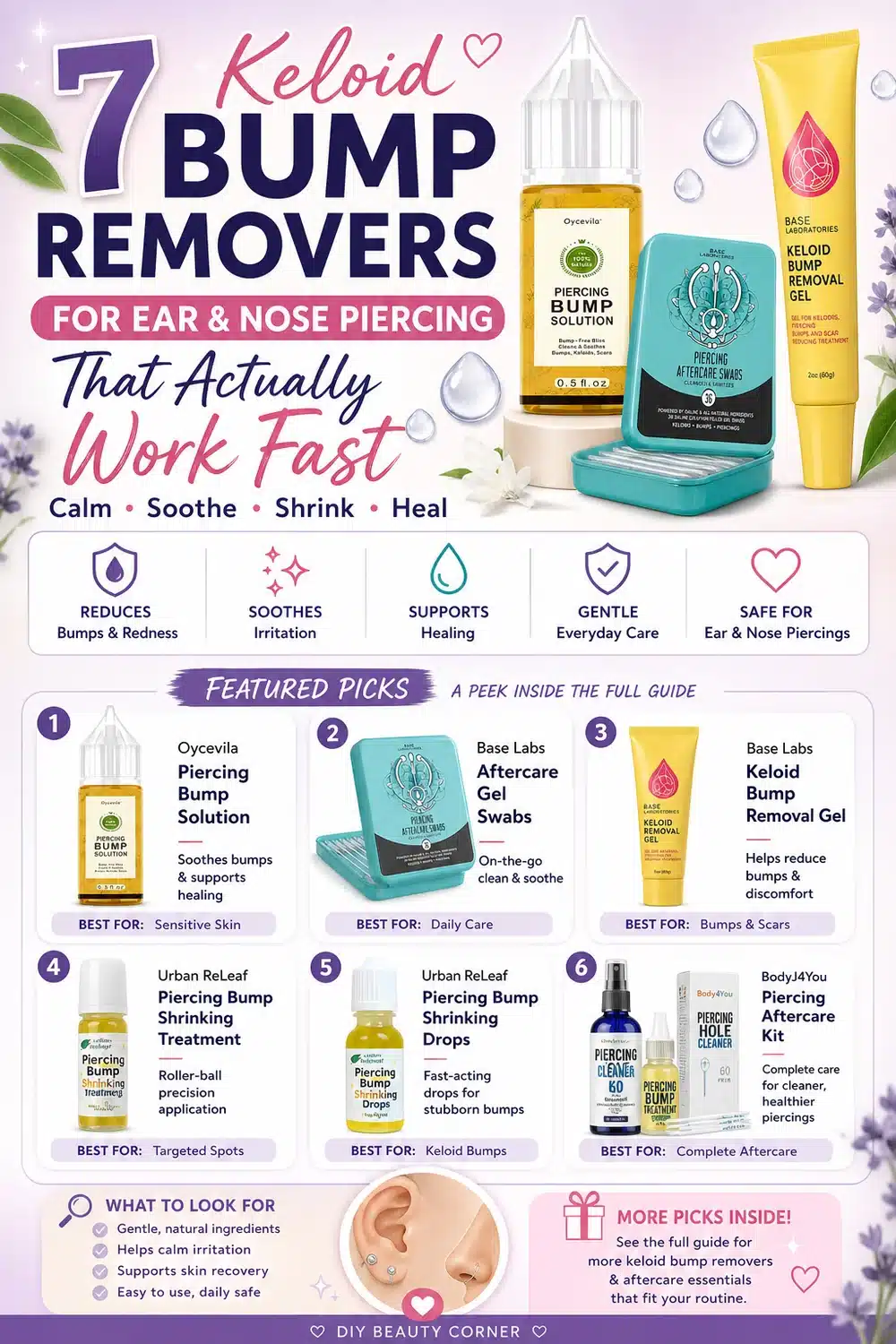 7 Keloid Bump Removers for Ear & Nose Piercing That Actually Work Fast