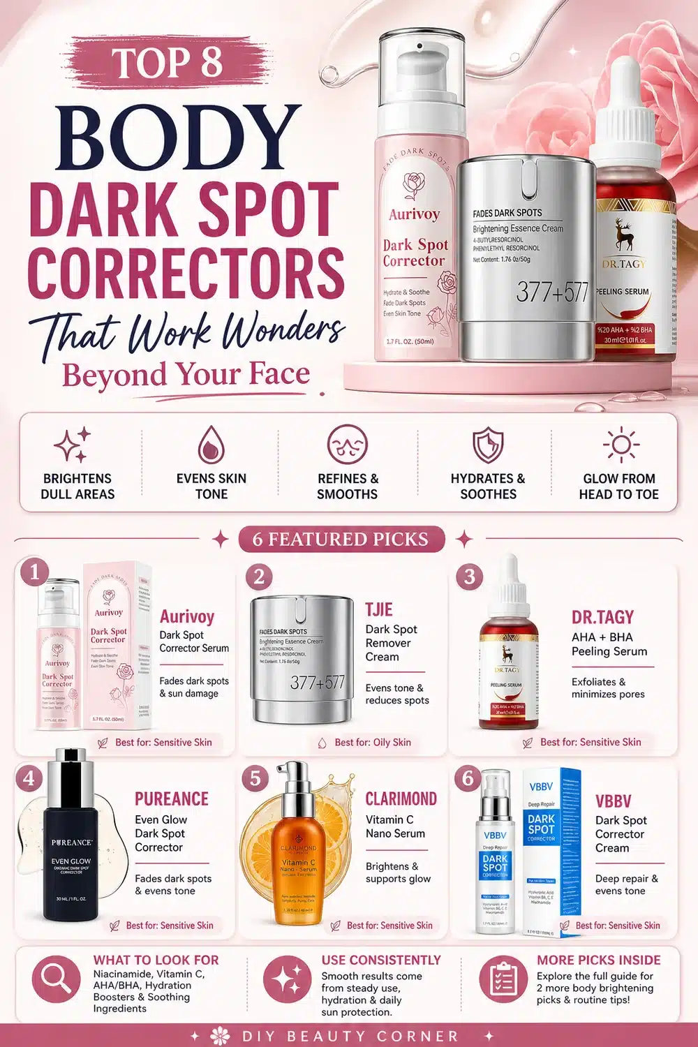 Top 8 Body Dark Spot Correctors That Work Wonders Beyond Your Face