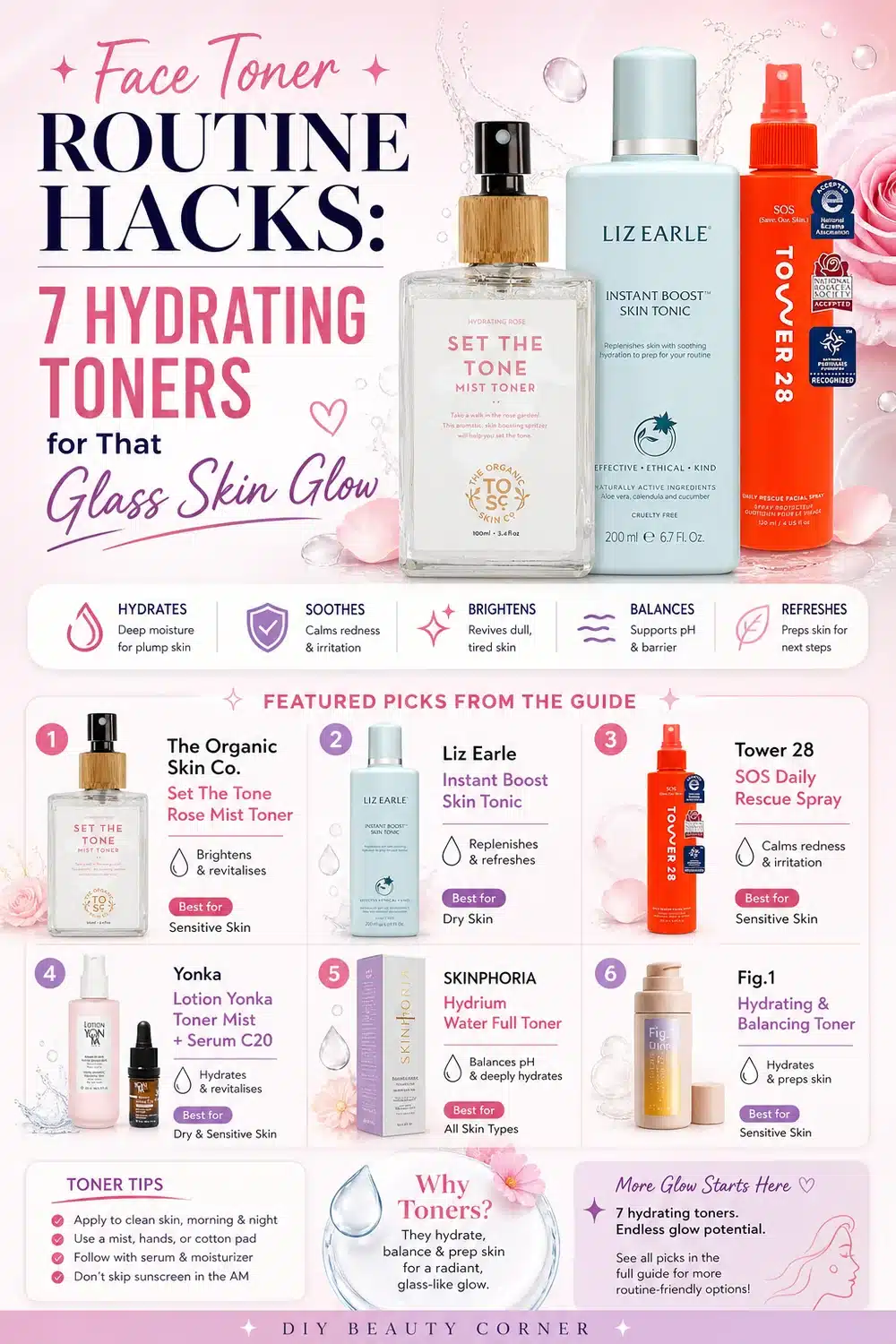 Face Toner Routine Hacks: 7 Hydrating Toners for That Glass Skin Glow