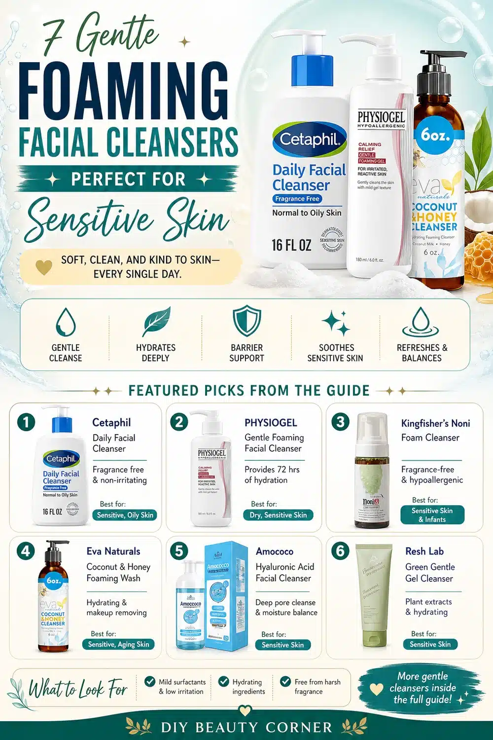 7 Gentle Foaming Facial Cleansers Perfect for Sensitive Skin You Need to Try Today