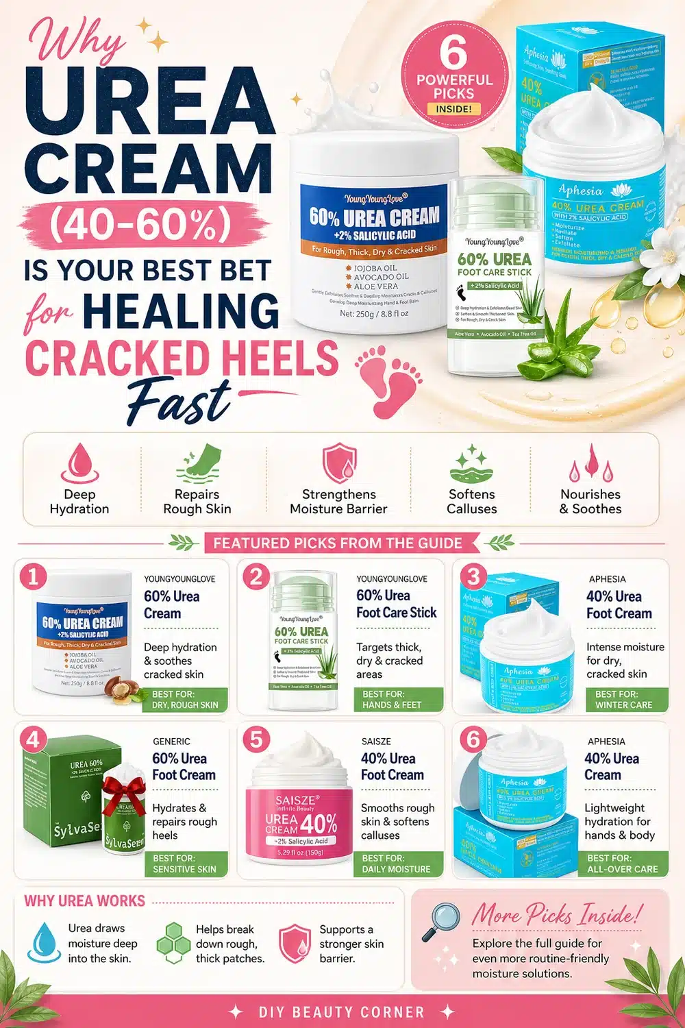 Why Urea Cream (40-60%) Is Your Best Bet for Healing Cracked Heels Fast