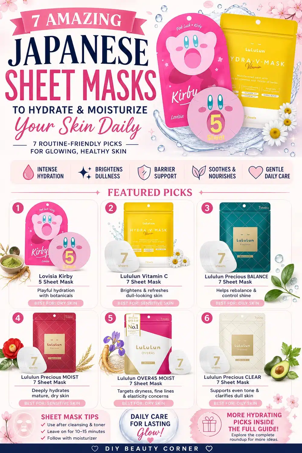7 Amazing Japanese Sheet Masks to Hydrate and Moisturize Your Skin Daily