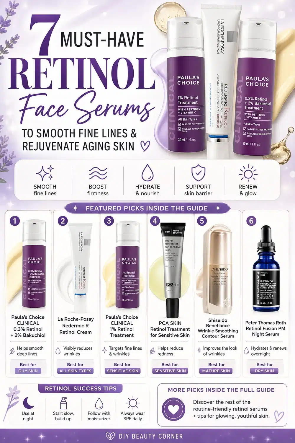 7 Must-Have Retinol Face Serums to Smooth Fine Lines & Rejuvenate Aging Skin
