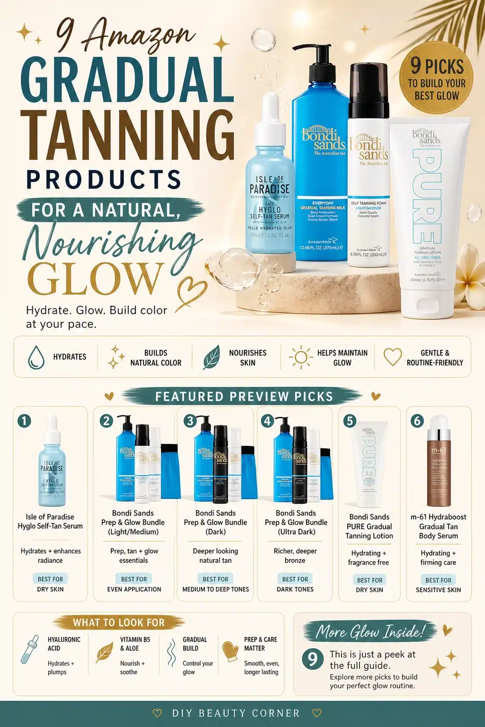 9 Amazon Gradual Tanning Products for a Natural, Nourishing Glow