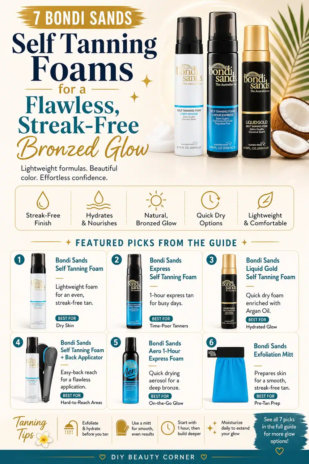 7 Bondi Sands Self Tanning Foams for a Flawless, Streak-Free Bronzed Glow
