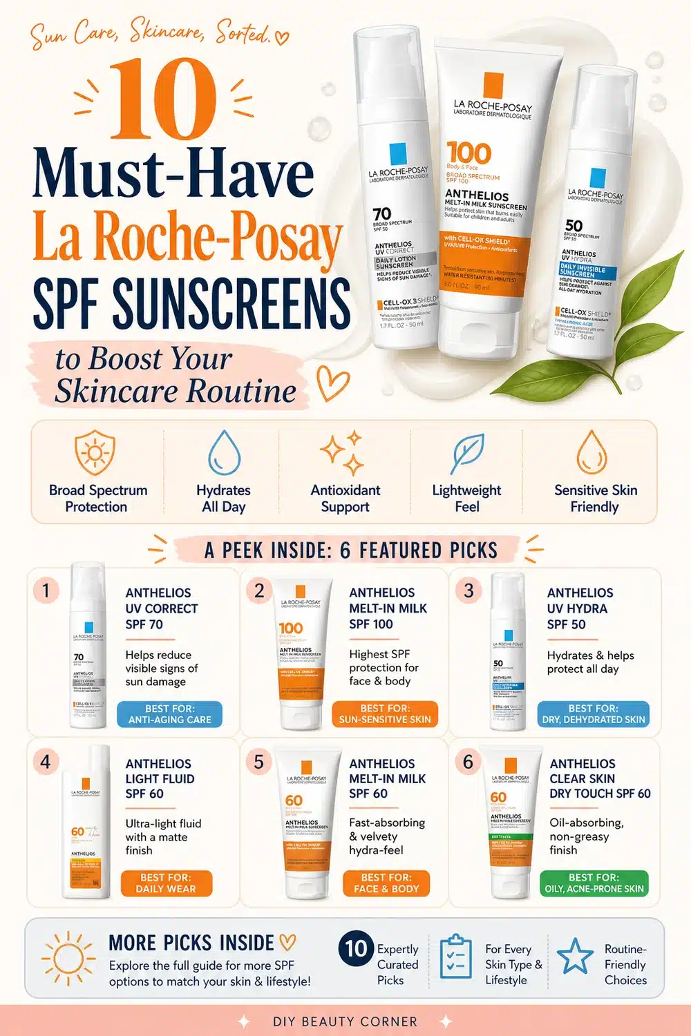 10 Must-Have La Roche-Posay SPF Sunscreens to Boost Your Skincare Routine