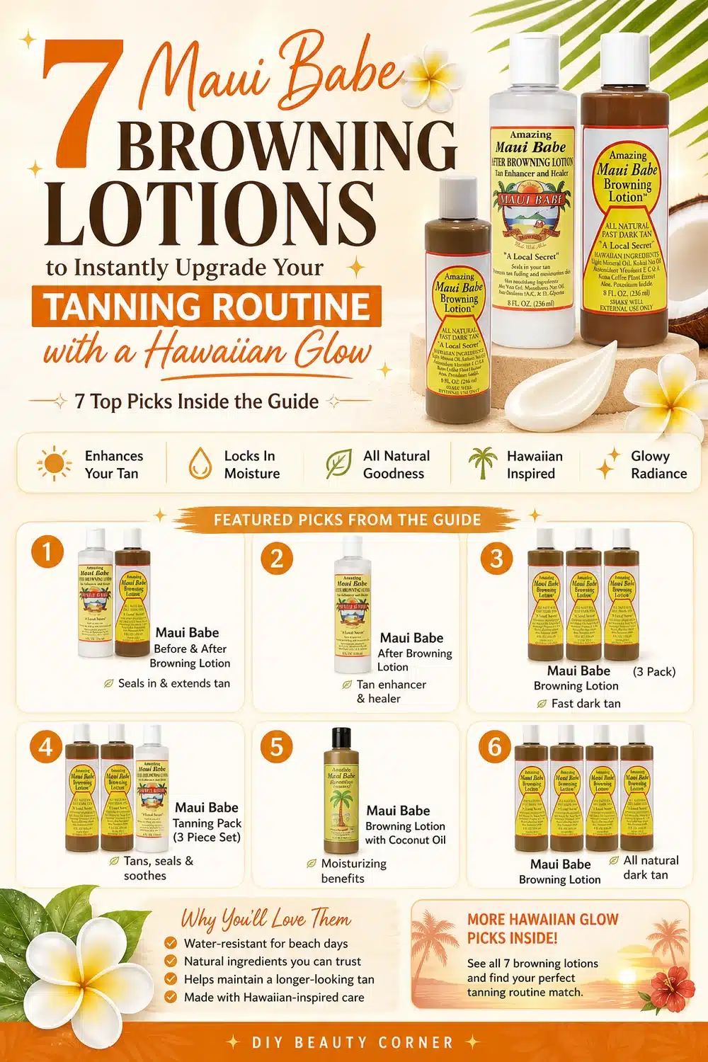 7 Maui Babe Browning Lotions to Instantly Upgrade Your Tanning Routine with a Hawaiian Glow