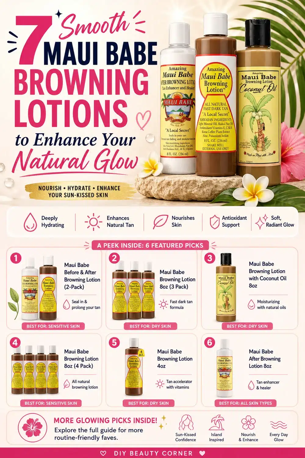 7 Smooth Maui Babe Browning Lotions to Enhance Your Natural Glow