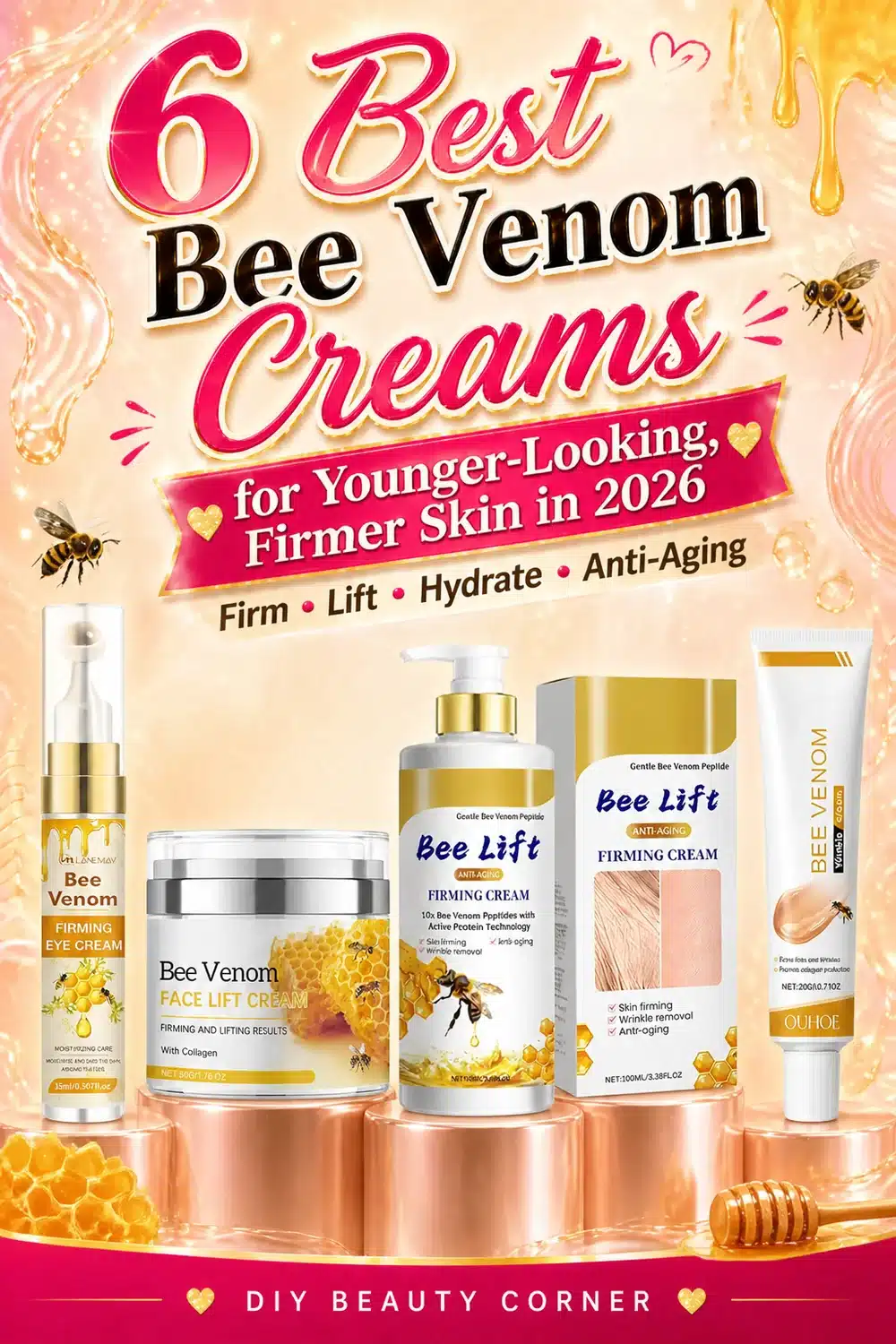 6 Best Bee Venom Creams for Younger-Looking, Firmer Skin in 2026