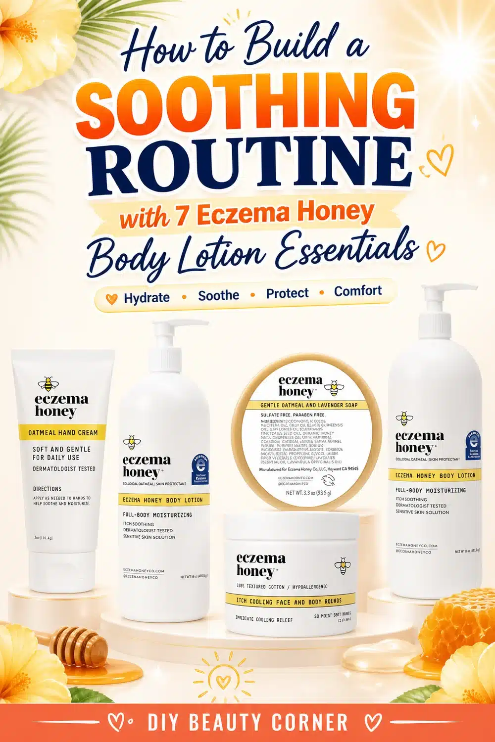 How to Build a Soothing Routine with 7 Eczema Honey Body Lotion Essentials