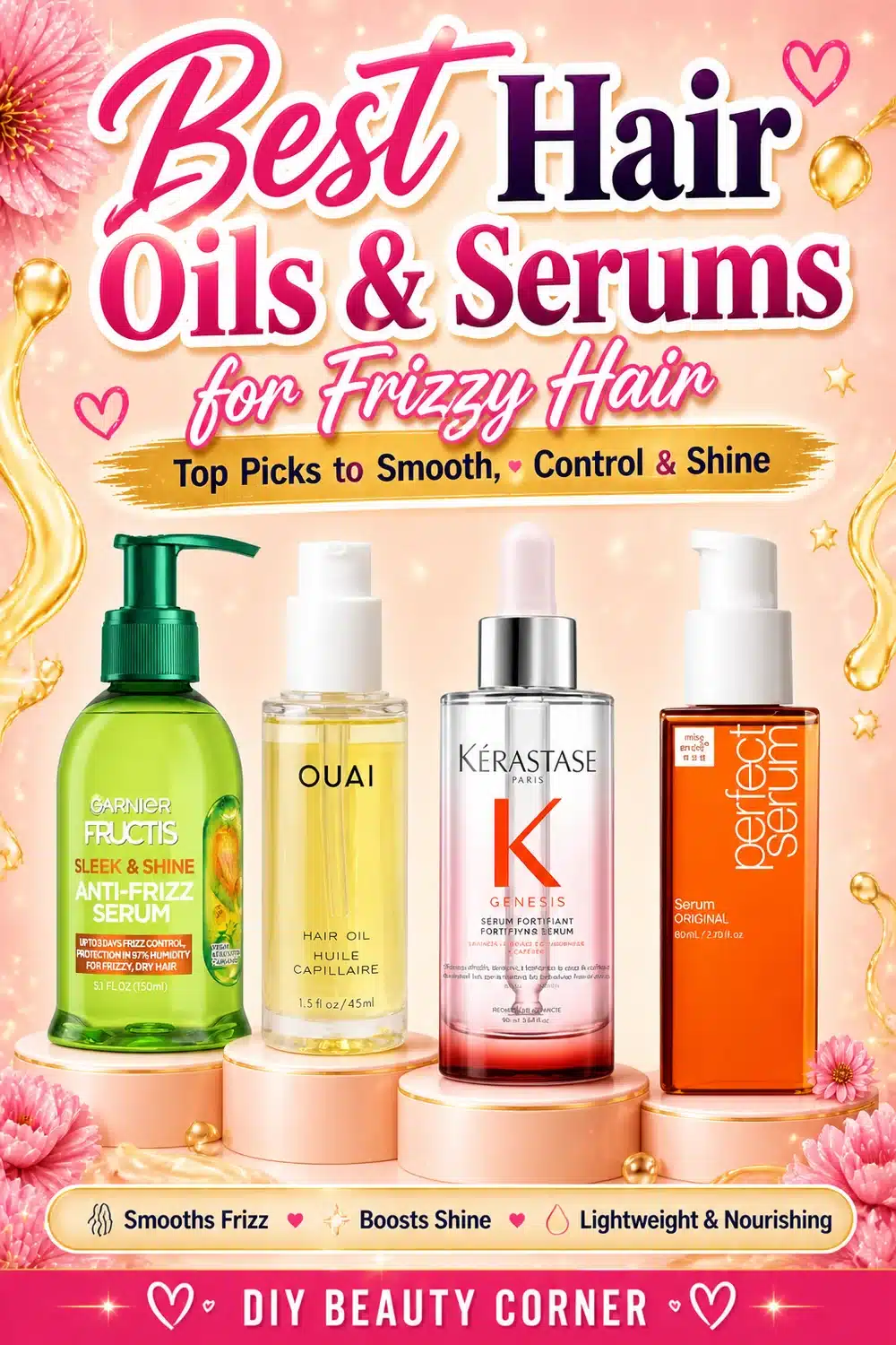 Best Hair Oils & Serums for Frizzy Hair: Top Picks to Smooth, Control & Shine