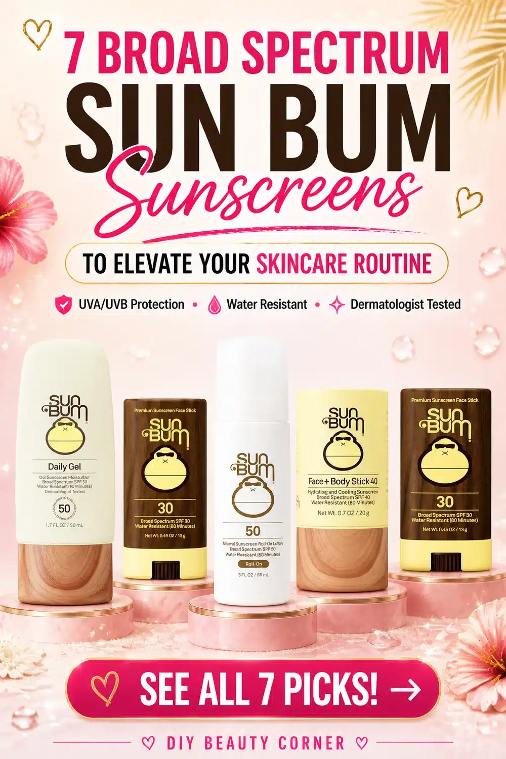 7 Broad Spectrum Sun Bum Sunscreens to Elevate Your Skincare Routine