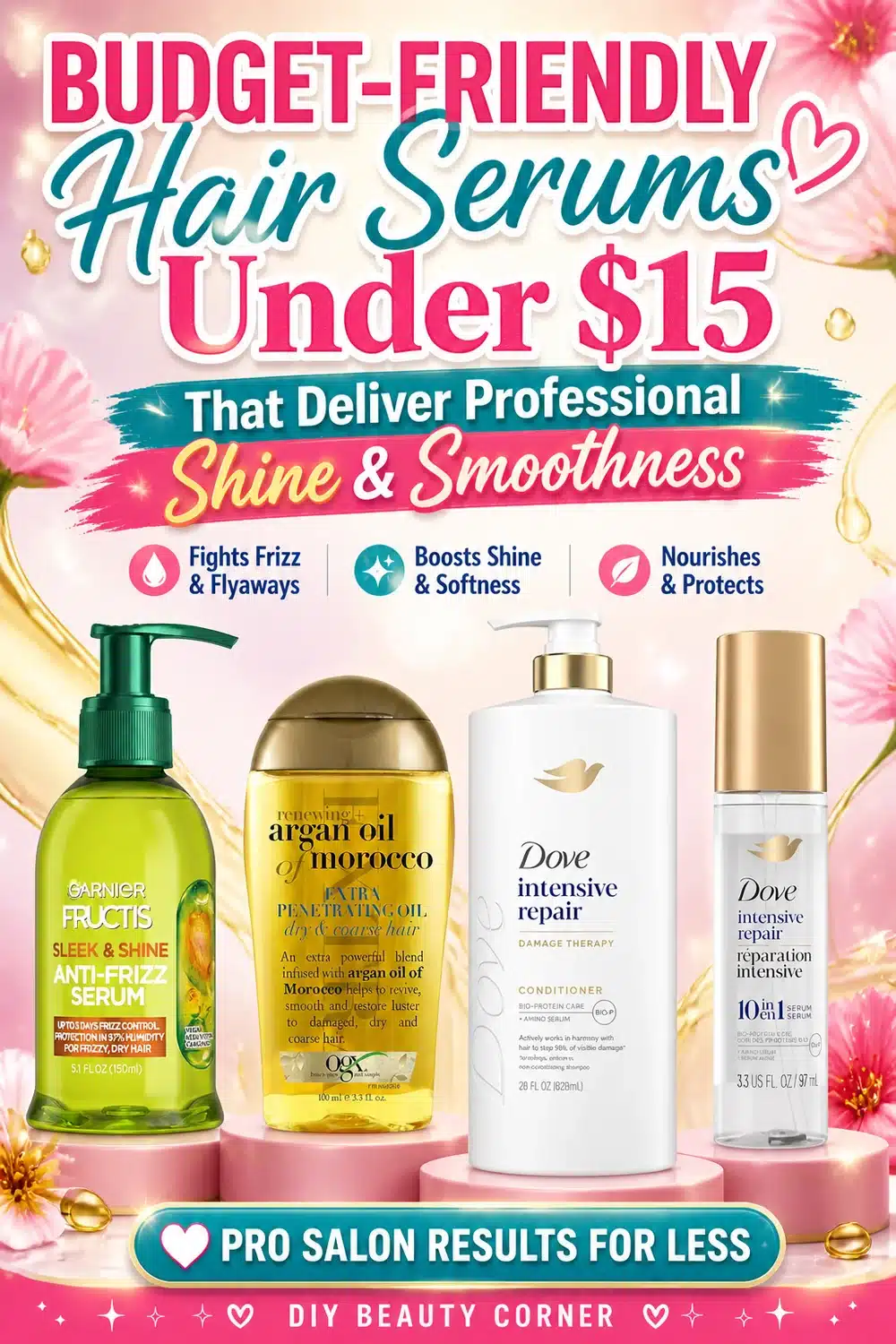 Budget-Friendly Hair Serums Under $15 That Deliver Professional Shine and Smoothness